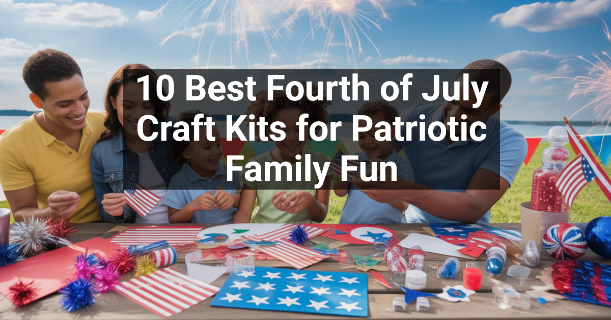 10 Best Fourth of July Craft Kits for Patriotic Family Fun