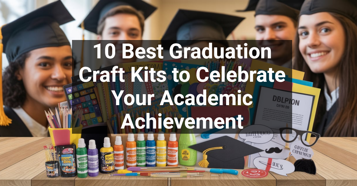10 Best Graduation Craft Kits to Celebrate Your Academic Achievement