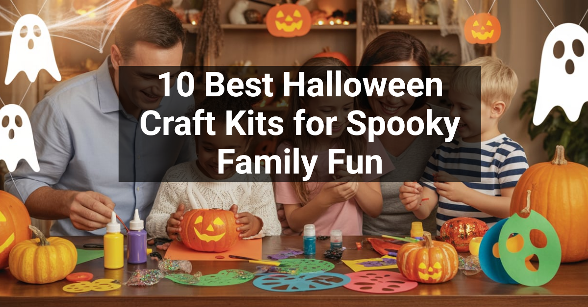 10 Best Halloween Craft Kits for Spooky Family Fun
