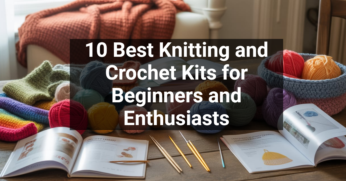 10 Best Knitting and Crochet Kits for Beginners and Enthusiasts