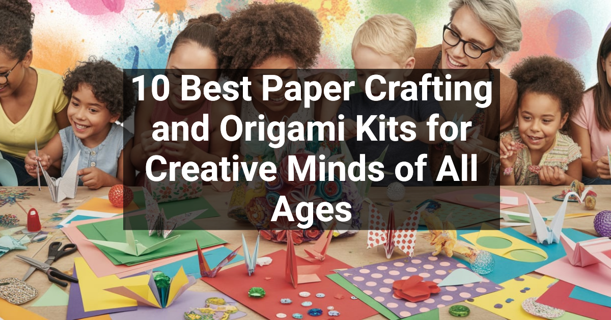 10 Best Paper Crafting and Origami Kits for Creative Minds of All Ages