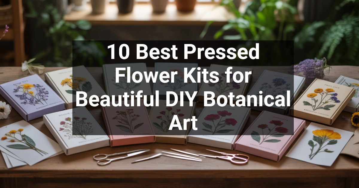 10 Best Pressed Flower Kits for Beautiful DIY Botanical Art