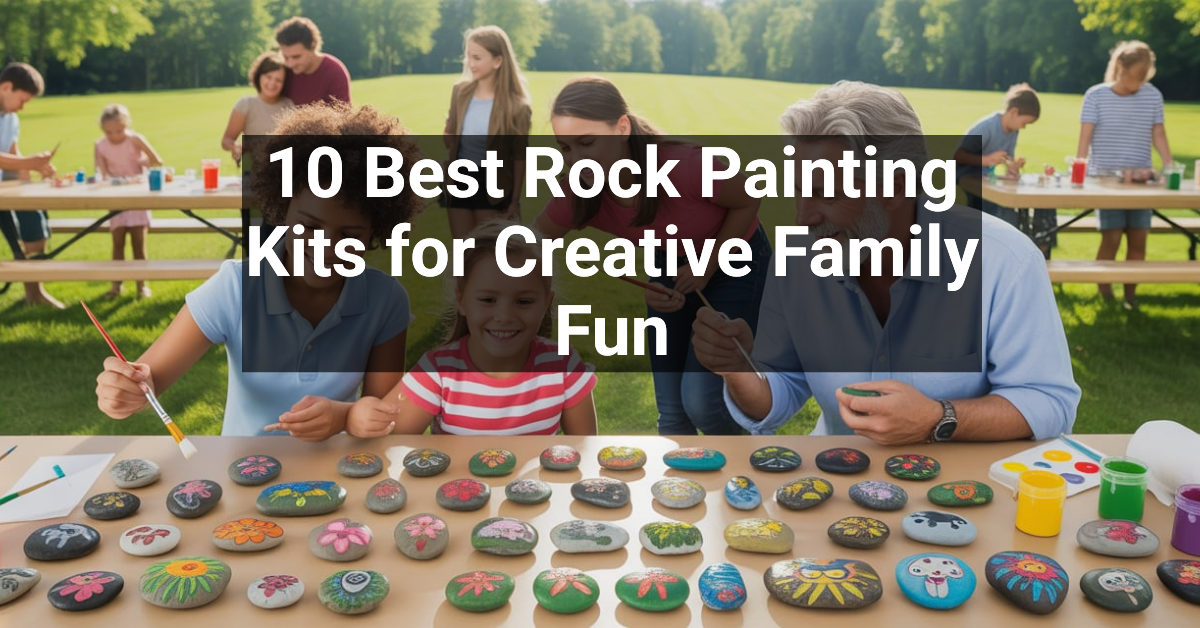10 Best Rock Painting Kits for Creative Family Fun