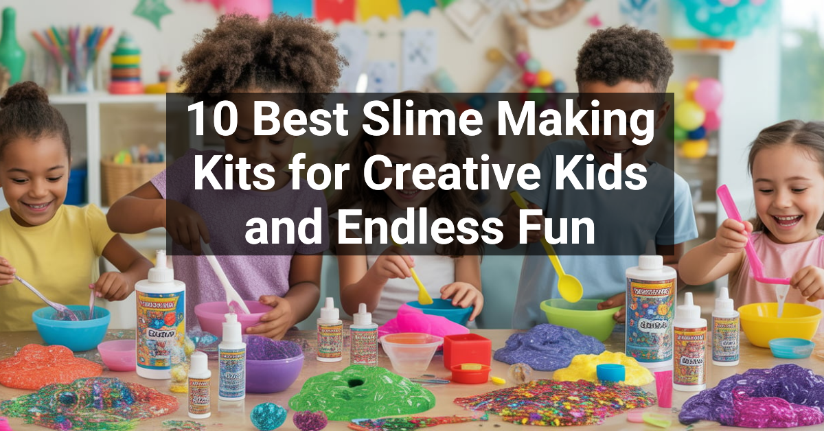 10 Best Slime Making Kits for Creative Kids and Endless Fun