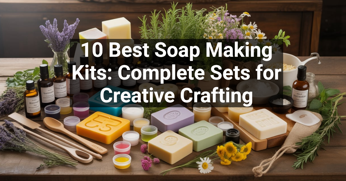 10 Best Soap Making Kits: Complete Sets for Creative Crafting