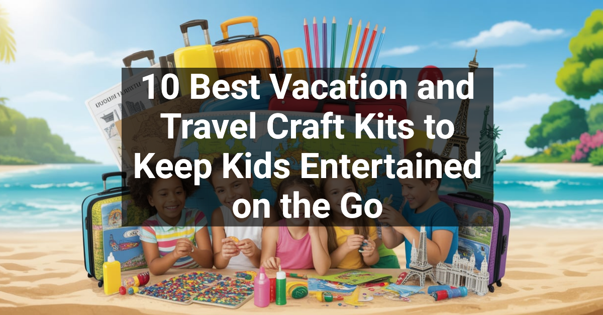 10 Best Vacation and Travel Craft Kits to Keep Kids Entertained on the Go