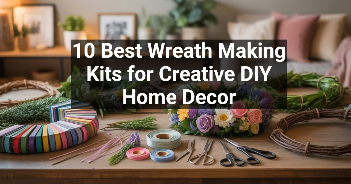 10 Best Wreath Making Kits for Creative DIY Home Decor